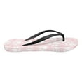 thumbnail image 5 of Psesaysky Dog Paw Printed Sandals for Women Pink Flip Flops for Girls Comfortable Beach Thong Sandals Lightweight Anti-Slip Slippers for Steam Room Indoor Use Black Strap Size 5, 5 of 7