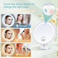 thumbnail image 3 of Espejo de maquillaje B Beauty Planet con aumento de 30X con luz, 3 of 7