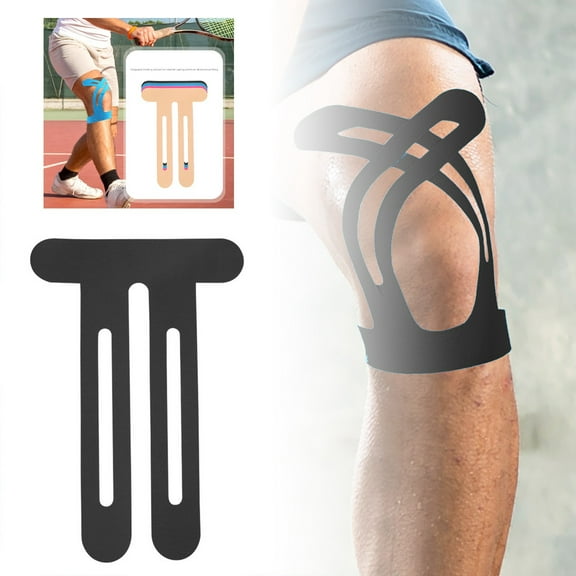 High-Performance Sports Knee Precut Muscle Patch - Integrated Elastic Stretch Muscle Patch for Dynamic Ankle and Knee Support