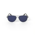 thumbnail image 4 of PRX Men’s Sunglasses, Captain - Gunmetal, Aviator, Metal, 60-13-132, with Case, 4 of 6