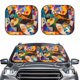 thumbnail image 2 of Fotbe Abstract Musical Faces Juego de 2 Piezas de Parasoles para Parabrisas | Bloqueador Solar para Auto | Accesorios Plegables para Protección Solar Interior-Medium, 2 of 6