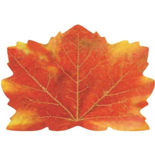 25Count MapleLeaf Shaped Paper Placemats, Fall Thanksgiving Walmart