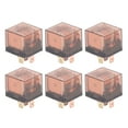 thumbnail image 1 of 10 Pcs Waterproof Automotive Relay 80A 5 Pin SPDT Car Relay Switch DC12V Acrylic Brass Relay Replacement Accessory, 1 of 8