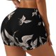 thumbnail image 1 of Fotbe Japanese White Crane Shorts Sin Costuras – Shorts Deportivos de Cintura Alta para Mujer, Elásticos para Gimnasio, Yoga, Running o Ciclismo-Small, 1 of 8