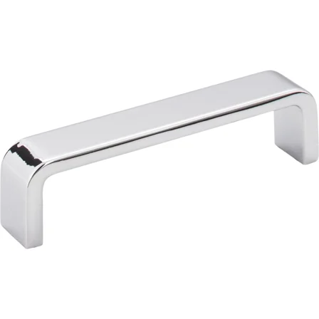 Asher 4" Center-To-Center Bar Pull, Polished Chrome