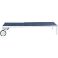 thumbnail image 4 of Hanover Windham Adjustable Sling Chaise Lounger | Modern Outdoor Furniture for Patio, Backyard, Poolside | Rust-Proof Aluminum Frame | Weather-Resistant | Navy | WINDCHS-W-NVY, 4 of 10