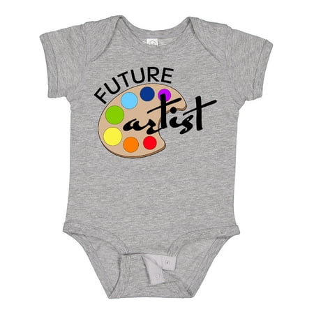 

Inktastic Future Artist with Paints Gift Baby Boy or Baby Girl Bodysuit