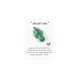 thumbnail image 1 of Tarjetas de Regalo de Vacaciones Tarjeta de Bolsillo de Resina de Dinosaurio Verde con Tarjeta, Compacto 9x6 cm para Cumpleaños, Aprecio, Regalo de Recuerdo, 1 of 6