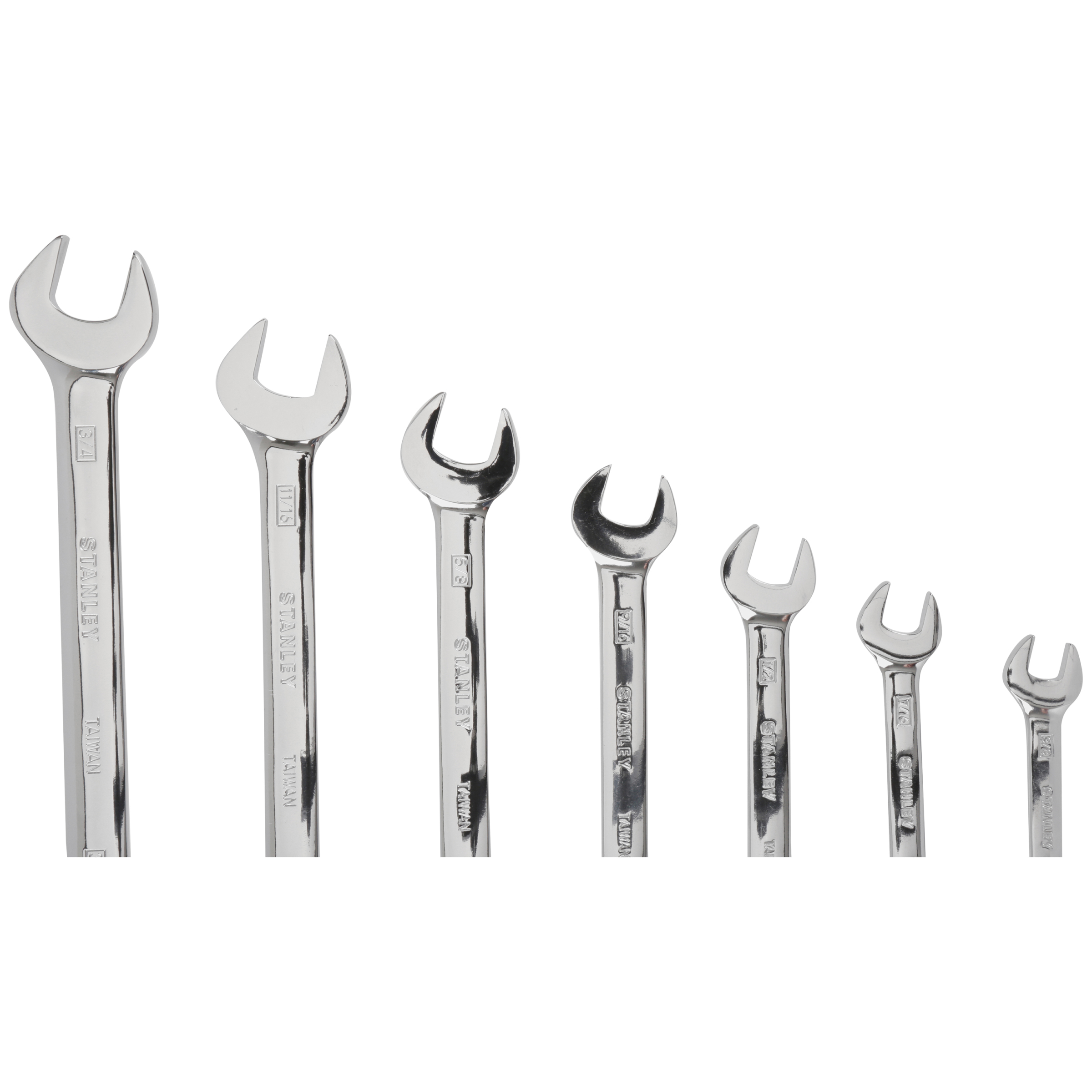 Stanley 7 Piece Ratcheting Wrench Set Sae