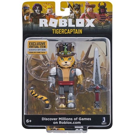 Roblox Celebrity Collection - TigerCaptain Figure Pack [Includes Exclusive Virtual Item]