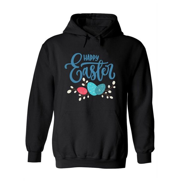 Happy Easter Cursive Hoodie Women -Image by Shutterstock, Female XX-Large