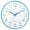Style 1, variant on Cterwk 8 Inch Wall Clocks Battery Operated Clock Quartz Movement Decorative Clock for Office School Home Bedroom Kitchen
