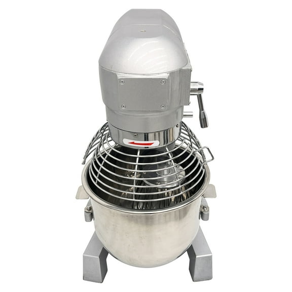 PreAsion 30L Stainless Steel Dough Mixer with 3 Mixing Tool Commercial Whisk 110V