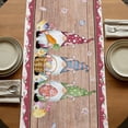 thumbnail image 5 of Table Runners 72 Inches Long Dress Scarves, Gnomes Easter Farmhouse Kitchen Table Runner, Coffee Tablerunners, Eggs Tulips Spring Floral Retro Art Wooden 14x72 Inch, 5 of 9