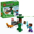 thumbnail image 3 of LEGO Minecraft Steve’s Taiga Adventure Building Toy for Boys & Girls - Video Game Playset & Toy Figures for Kids, Ages 6 + - W/2 Minifigures & 2 Pretend Play Animals - Gift Idea for Birthdays - 21583, 3 of 8