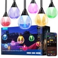 thumbnail image 1 of Outdoor String Lights Govee Clear Bulb 144ft RGBWIC Smart, 1 of 9