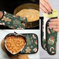 thumbnail image 5 of Yayeee Oven Mitts and Pot Holder Set of 2 Heat Resistant Kitchen Gloves Baking Hot Pad, Christmas Gift Pattern, 5 of 5