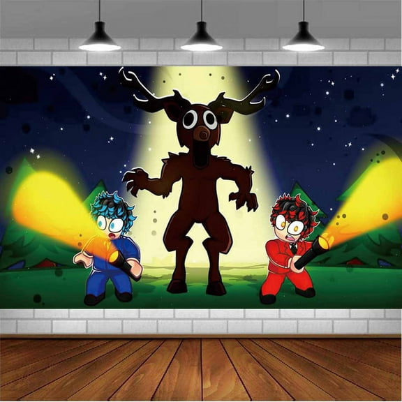 99 Nights in the Forest Backdrop Banner Party Supplies Poster Movie Theme Background for Photography Birthday Decorations