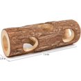 thumbnail image 5 of Tubo de túnel de ratón de hámster de madera natural compatible con el tronco de árbol hueco $ naturaleza Escalada de hámster de madera Afortunado Sencillez, 5 of 5