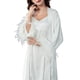 thumbnail image 5 of VISgogo Vestido de Dormir para Mujer, Pijama de Noche de Cintura Alta de Color Sólido de Terciopelo Ropa de baño para el baño VISgogo  moda, 5 of 8