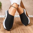thumbnail image 3 of Pandaie Orthopedic Mule Clogs for Women Comfy Backless Walking Sneakers Knitted Platform Shoes Slip on Arch Support Breathable Slippers Size 6‑9.5, 3 of 9