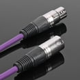 thumbnail image 2 of 5 uds 1m XLR 3 pines Cable macho a hembra Cable de micrófono blindado, 2 of 7