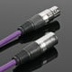 thumbnail image 2 of Cable XLR 3 Pines A 1 M Cable Cable Micrófono Blindado (púrpura), 2 of 9