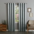 thumbnail image 1 of Quality Home Chenille Curtains - Slategrey - 52" x 84" (Set of 2 Panels), 1 of 4