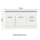 thumbnail image 3 of Mueble Inferior de Cocina Madesa Agata 150cm 2 Puertas (Con Encimera), 3 of 6