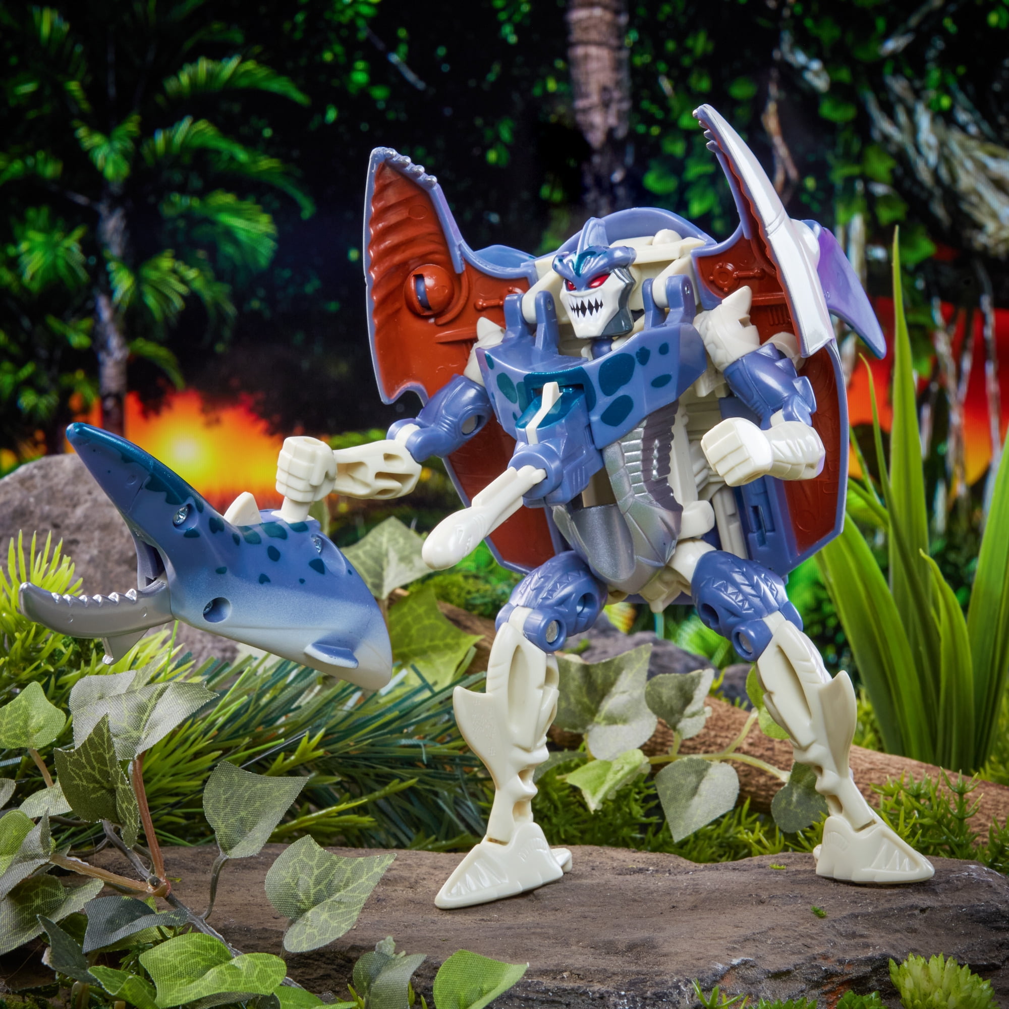 Transformers Vintage Beast Wars Maximal Cybershark Action
