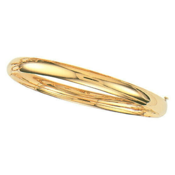14K Gold Polished 6mm Bangle