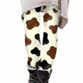 thumbnail image 3 of Kids Girls Yoga Pants Graphic Pattern Stretchy Leggings Casual Lounge Wear Elastic Waistband Athletic Tights Breathable Activewear for Everyday Play, 3 of 8