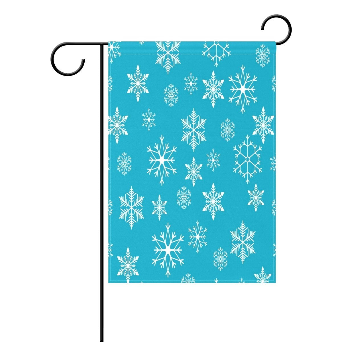 POPCreation Winter Snow Snowflake Christmas Garden Flag
