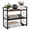Retro, variant on Desktop Shelf Organizer, 2 Tier Office Shelves, Wood Desk Organizer Storage Rack and Freestanding Display Shelf for Office, Dormitory, Home