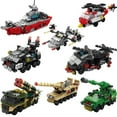 thumbnail image 2 of 6IN1 Engineering Car Helicopter  Truck Tank City Building Blocks Police Bricks Fire Fighting Brick Set Toys for Children, 2 of 10