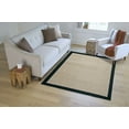 thumbnail image 2 of Mainstays Farmhouse Faux Sisal Black Border Indoor Area Rug Set, 3 Piece, 2 of 9