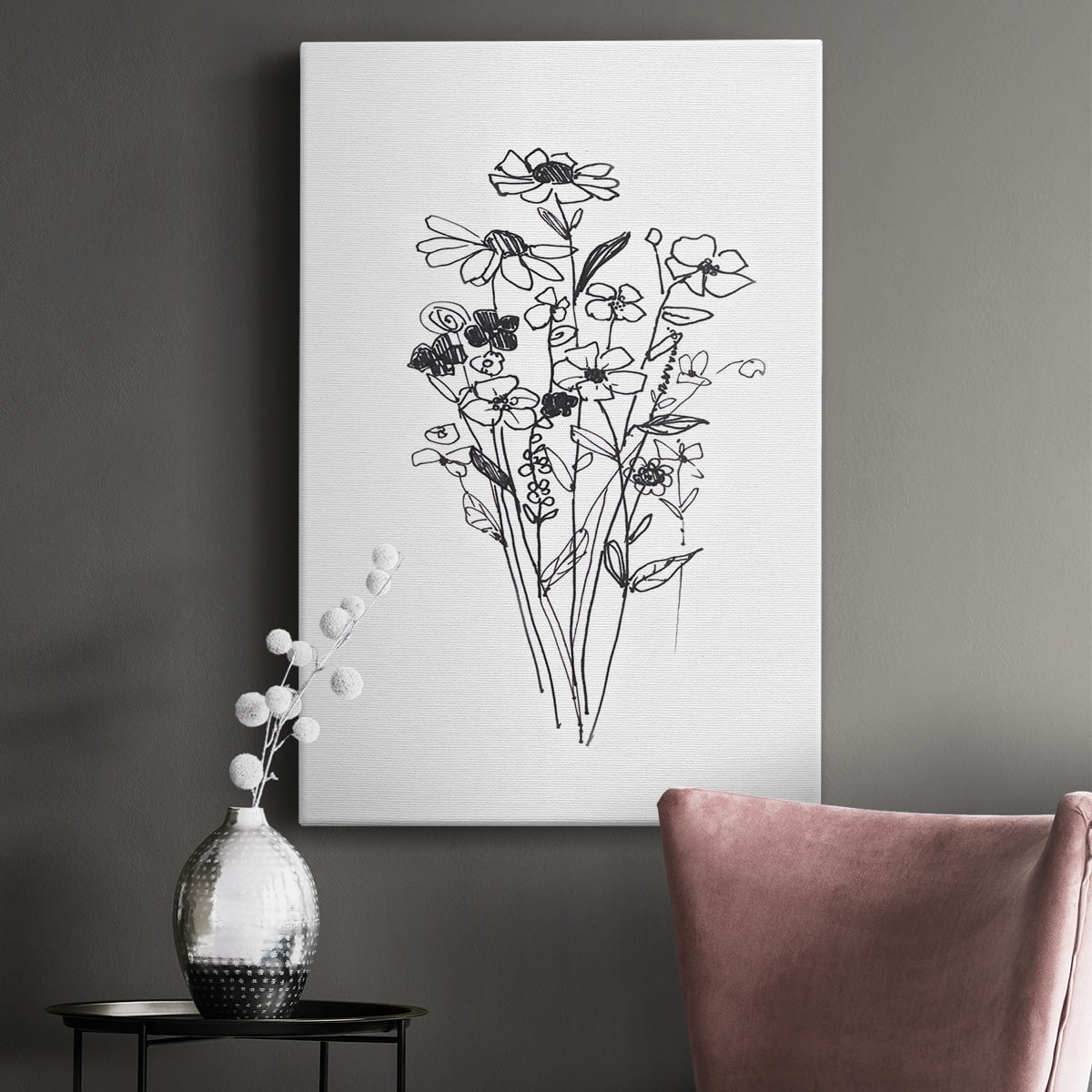 Farmhouse Plants II Premium Gallery Wrapped Canvas - Ready to Hang