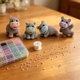thumbnail image 6 of Tarmeek 3D Beaded Animal Kit Miniature Bead Figure DIY Bead Kit for Adults, Beaded Craft Set with Multicolor Plastic Beads, Beginner-Friendly Stress Relief Bead Art Kit for Desk Decoration, 6 of 9