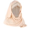 thumbnail image 2 of CXHEGBEJ Women's Eid Al Fitr Colored Forehead Bright Scarf Hat Muslim Headband Beige, 2 of 3