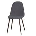 thumbnail image 3 of Homycasa Grey Fabric Upholstered Kitchen Chairs-Comfortable Seat, 3 of 7
