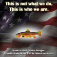 thumbnail image 5 of Yellowstone Cutthroat Trout Pin, FP014G, Hand Painted 2”, Lapel, Hat, Brooch, Brooches, Jewelry, Gift, 100% Handmade in the USA, 200 Fish Designs Available, 5 of 7