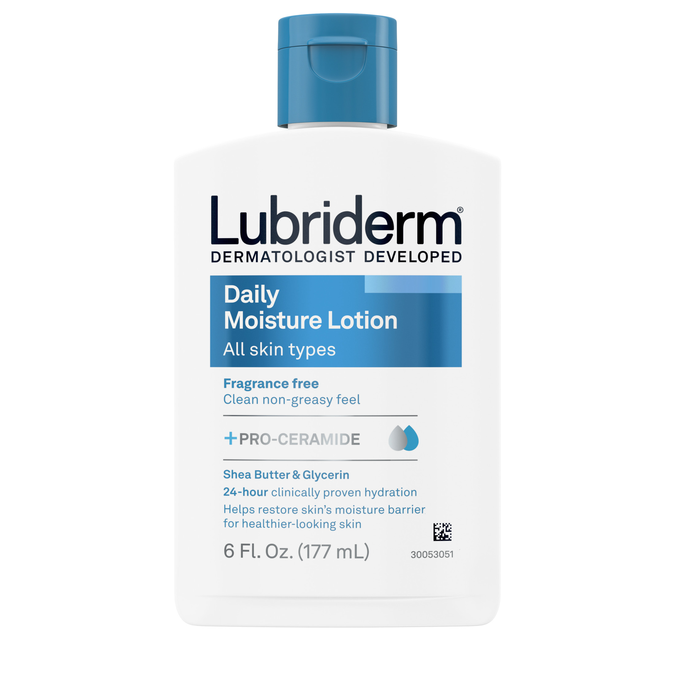 Lubriderm Unscented Daily Moisture Lotion + Pro-Ceramide, 6 fl. oz - image 3 of 10