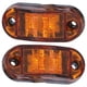 thumbnail image 5 of 10-30V 2LED Side Marker Light High Brightness Turn Signal Lamp for Cars Trucks Trailers RVsYellow, 5 of 5
