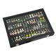 thumbnail image 1 of Earring Box with Clear Lid 64 Slots Velvet Drawer,Earring Tray with Lock, Jewelry Display Case for Women Girls, Black, 1 of 4