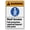 Warning Sign 4, variant on Warning Risk Of Electrical Shock From Stored Energy - Entry Prohibited Sign for Business 8"x12", Rust Free Aluminum UV Printed 4 Pre-Drilled Holes Durable Weatherproof, Indoor Outdoor Use