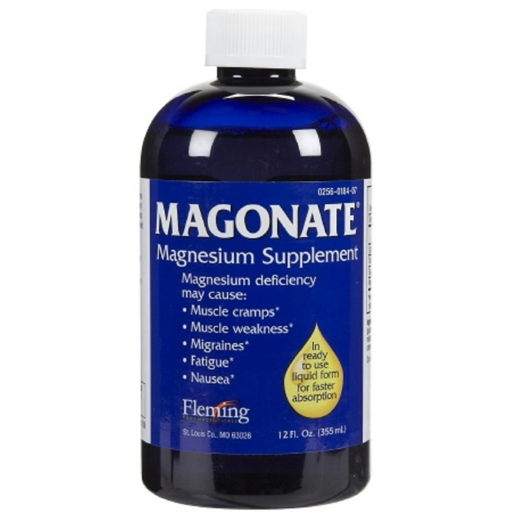 Magonate Magnesium Supplement 54 mg Strength Liquid 12 oz