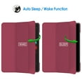 thumbnail image 4 of JETech Case for iPad Pro 12.9-Inch (5th Generation, 2021 Model), Slim Stand Hard Back Shell Smart Cover with Auto Wake/Sleep (Wine), 4 of 7