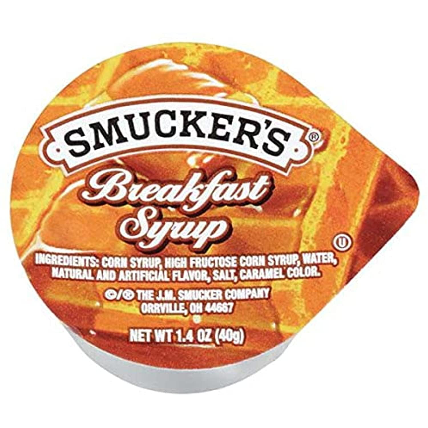 Smuckers Breakfast Syrup, 1.4 Ounce (Pack Of 100)