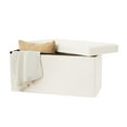 thumbnail image 5 of Mainstays 30" Collapsible Storage Ottoman, Cream, 5 of 8
