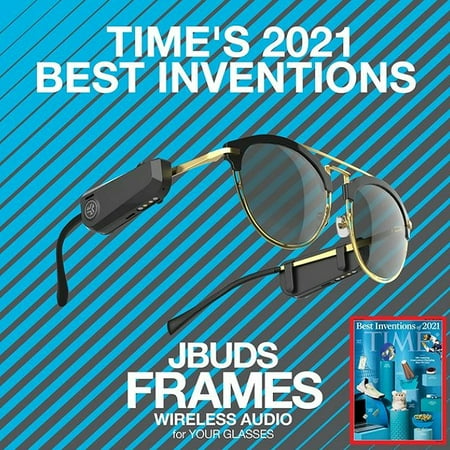 JLab - JBuds Frames Wireless Audio for Your Glasses - Black